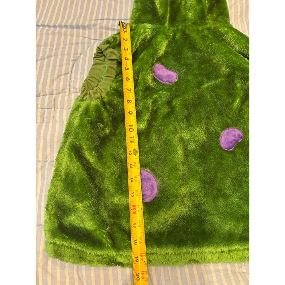 Children’s celebration Halloween hooded costume frog green purple xs s 4 5 6